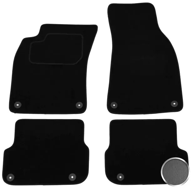 Covorase auto material textil Audi A6 C6