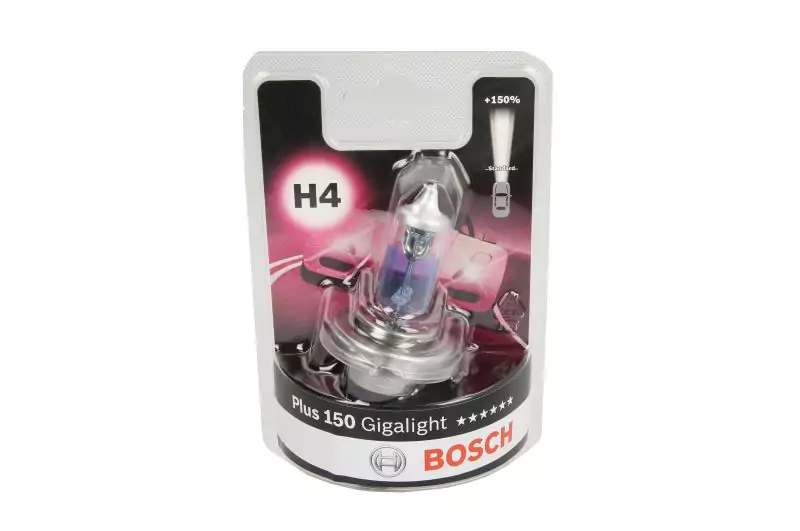 Bec H4 BOSCH Gigalight Plus 150%3450K 12V 55W/60W +150% lumina