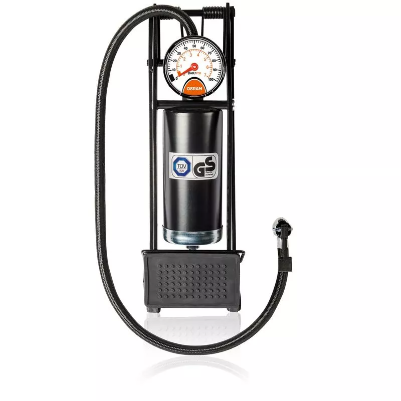 Pompa de picior cu manometru Osram